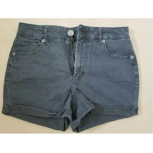 Women's Maurices Dark Gray/Black Shorts - Size 3/4